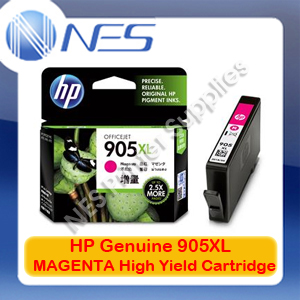 HP Genuine #905XL-M MAGENTA High Yield Ink Cartridge for Officejet 6950/6960/6970 P/N:T6M09AA